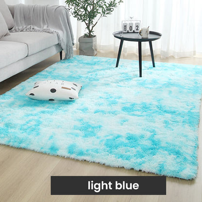 🔥 Tapis de sol en peluche à couleurs dégradées