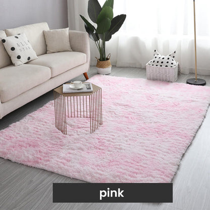 🔥 Tapis de sol en peluche à couleurs dégradées