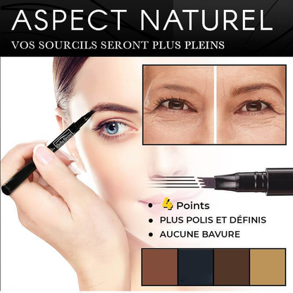 🔥Crayon à sourcils 4-End Natural, Créez rapidement un maquillage de sourcils élégant🔥
