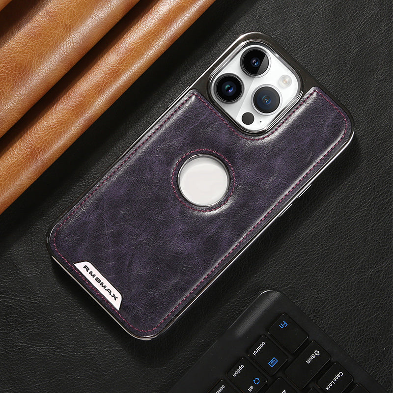 Exquisite craftsmanship, outstanding quality. Business leather case, adding points to your iPhone!