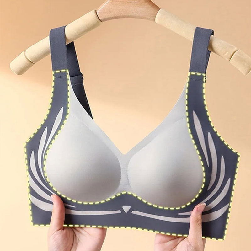 Soutien-gorge push-up sans armature anti-relâchement et liftant