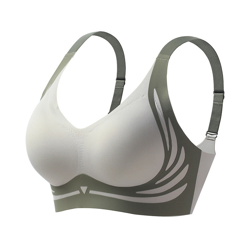 Soutien-gorge push-up sans armature anti-relâchement et liftant