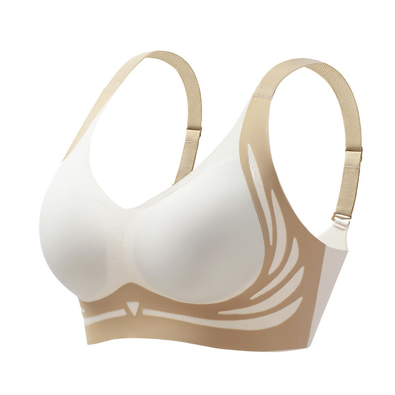 Soutien-gorge push-up sans armature anti-relâchement et liftant