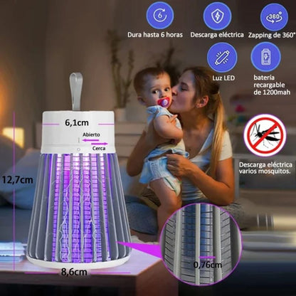 🏆Destructeur d'insectes portable pour l'intérieur et l'extérieur - Piège à mouches et à moustiques🦟⚡