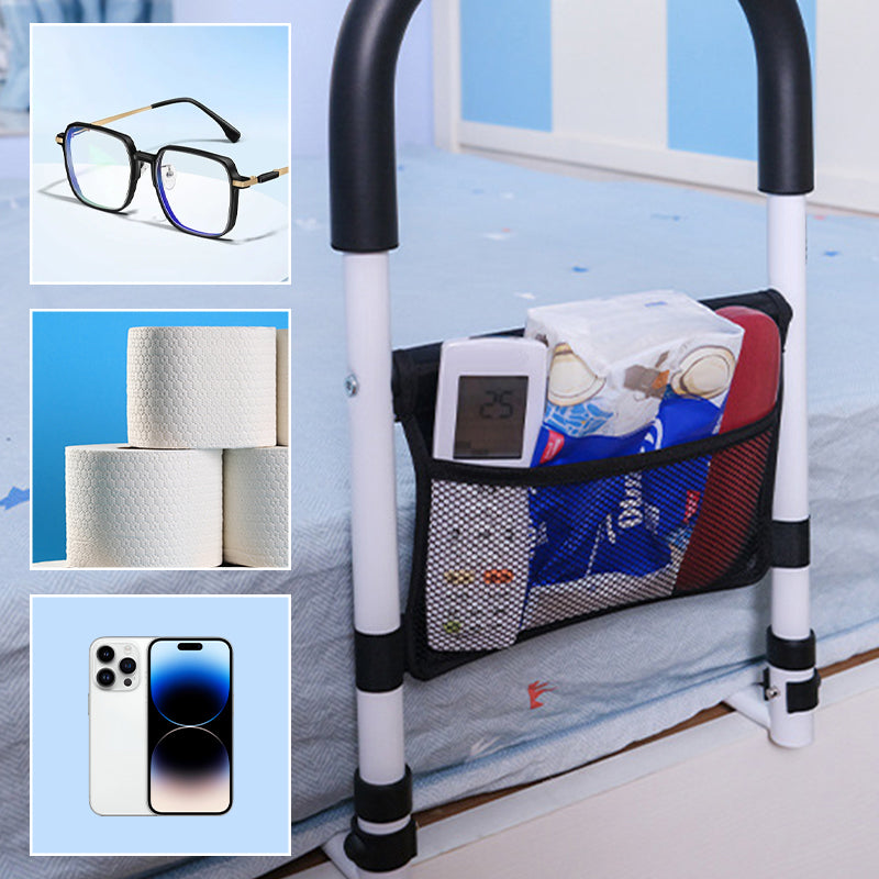 📢📢50 % de réduction !! ⏰ Main Courante Réglable pour Lit – Soutien Stable, Poignée Antidérapante & Poche Pratique pour Seniors et Femmes Enceintes 🛏️❤️