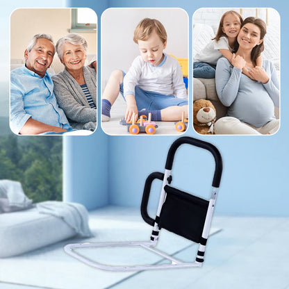 📢📢50 % de réduction !! ⏰ Main Courante Réglable pour Lit – Soutien Stable, Poignée Antidérapante & Poche Pratique pour Seniors et Femmes Enceintes 🛏️❤️