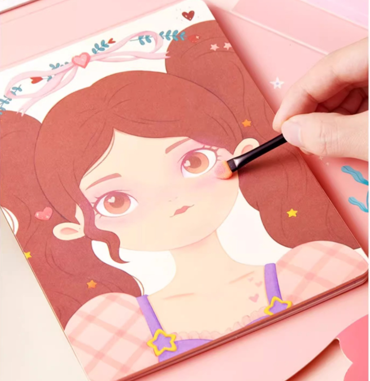 🔥Soldes exceptionnels 50 % de réduction💝Ensemble de jeu 3 en 1 pour habiller et maquiller une princesse💅