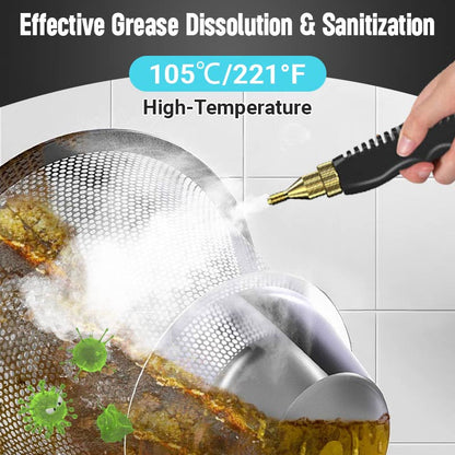 🎄Soldes de Noël🔥Nettoyeur vapeur haute température portable 2500 W
