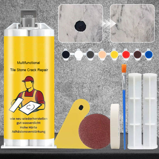 Kits de réparation multifonctionnels pour les fissures dans les carreaux et les pierres
