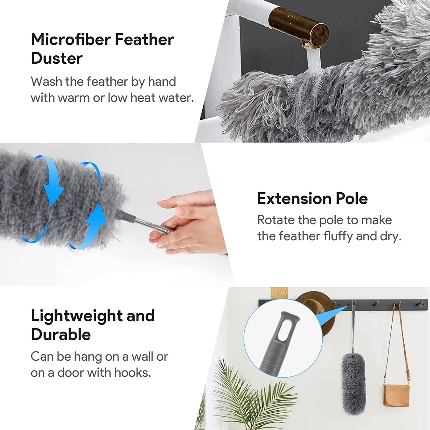 🔥Plumeau rétractable lavable en microfibre incurvé