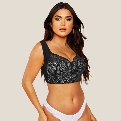 Soutien-gorge en dentelle confortable et de soutien pour les grandes tailles