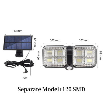 Lampe Solaire Extérieure Étanche avec Détecteur de Mouvement