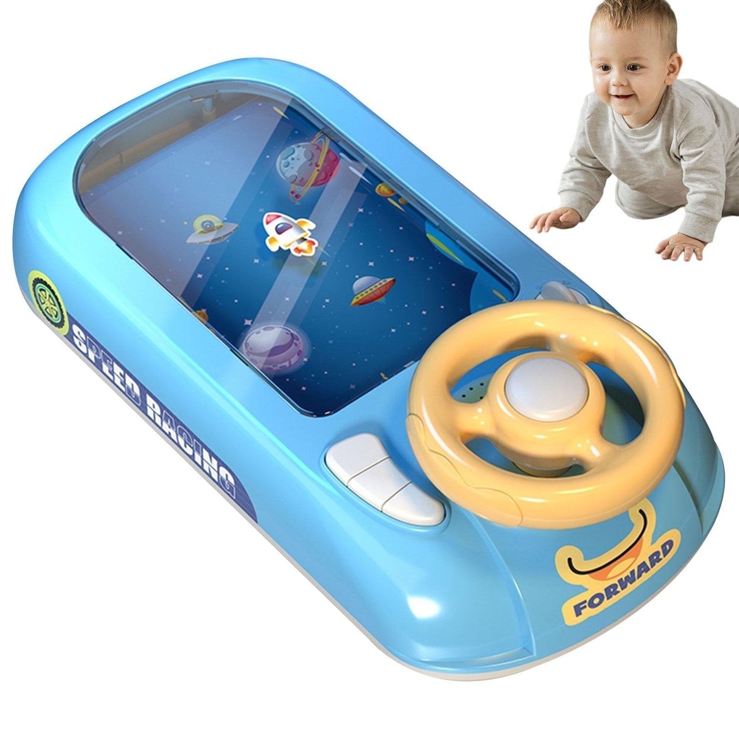 📢 50 % de réduction !!! Volant de conduite interactif pour enfants – sons, musique & jeu éducatif dès 3 ans ! 🎁🚗