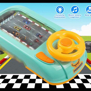 📢 50 % de réduction !!! Volant de conduite interactif pour enfants – sons, musique & jeu éducatif dès 3 ans ! 🎁🚗