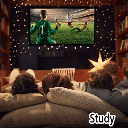 Écran Projection Portable Extérieur - Pliable et Réglable, Qualité 4K, Soirée Cinéma en Plein Air 🎬🌌