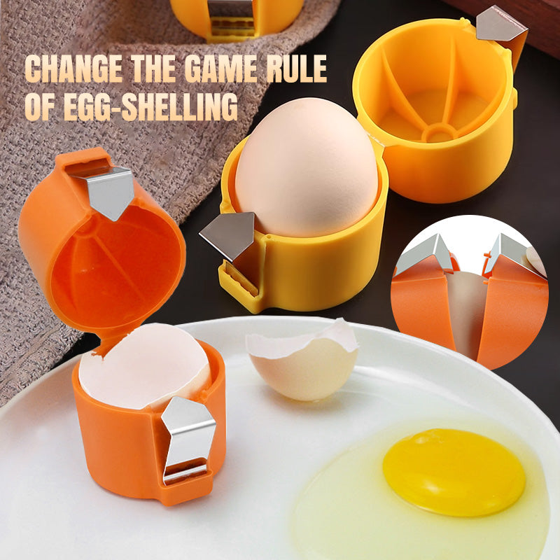 🍳🥚 Casse-œufs rapide – Cassez des centaines d’œufs plus vite et plus proprement, l’outil malin qui élimine les coquilles et accélère vos préparations, du brunch familial à la pâtisserie pro 🧑‍🍳💨