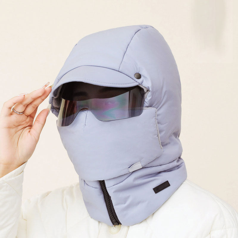 Masque de Couverture Complète Résistante au Vent avec Lunettes pour Vélo en Extérieur