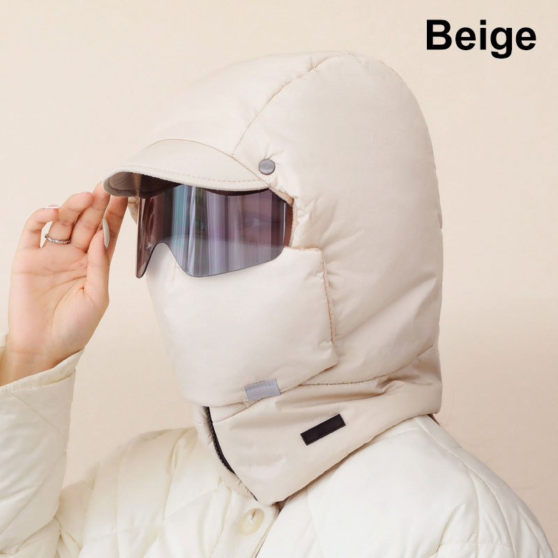 Masque de Couverture Complète Résistante au Vent avec Lunettes pour Vélo en Extérieur