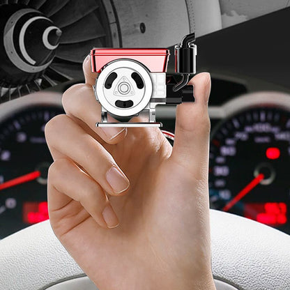 Diffuseur d'aromathérapie solaire à rotation automatique pour voiture