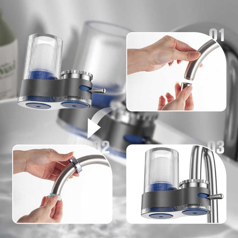 ✨💧Purificateur d'eau pour robinet avec adaptateur