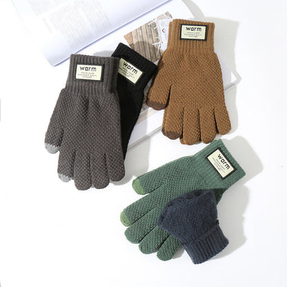 Gants tricotés rechargeables USB à chauffage électrique
