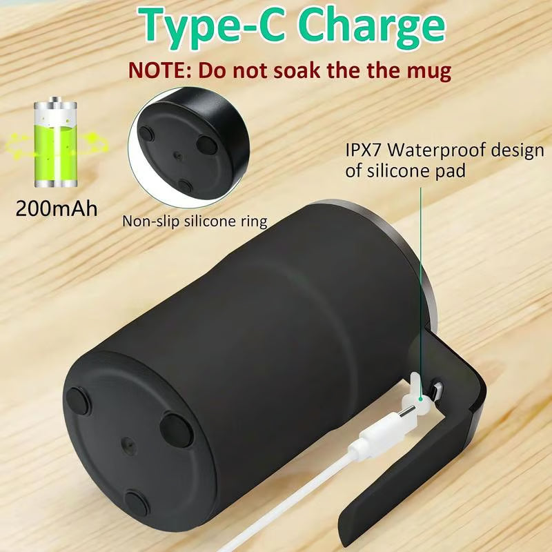 💥Grande promotion 60 % DE RÉDUCTION☕🔋Ensemble de tasses à café rechargeables à agitation magnétique automatique⚡