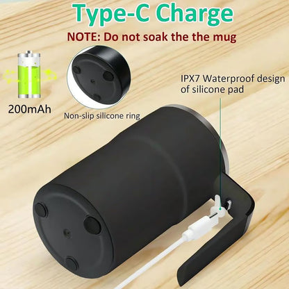 💥Grande promotion 60 % DE RÉDUCTION☕🔋Ensemble de tasses à café rechargeables à agitation magnétique automatique⚡
