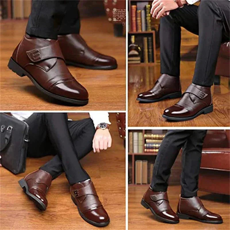 🔥Bottes d'affaires chaudes en cuir pour hommes