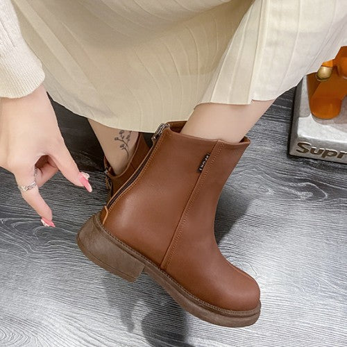 Bottines Zippées pour Femmes