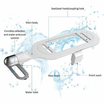 Salle de bains Bidet non électrique à double jet Nettoyant pour toilettes Bidet Bidet hygiénique autonettoyant