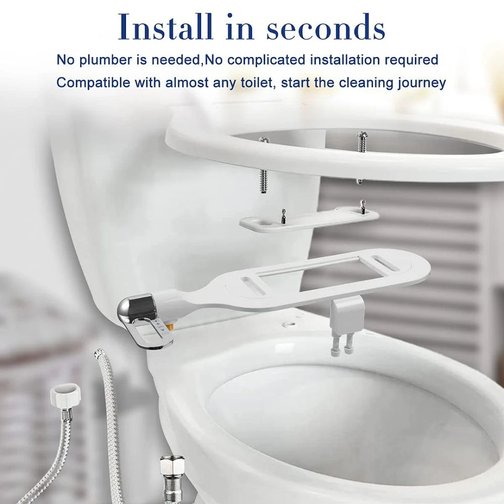 Salle de bains Bidet non électrique à double jet Nettoyant pour toilettes Bidet Bidet hygiénique autonettoyant