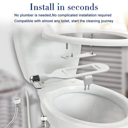 Salle de bains Bidet non électrique à double jet Nettoyant pour toilettes Bidet Bidet hygiénique autonettoyant