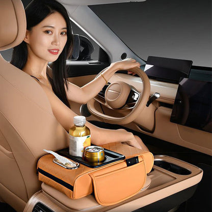 🎁 Coussin d'accoudoir de voiture multifonctionnel - 50% de réduction !🎄✨