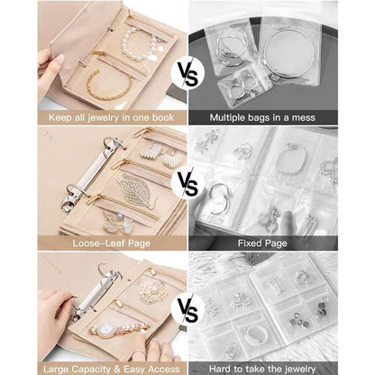 📢📢Achetez-en 2, le 3e est offert !! 🌿Élégant sac de rangement à carreaux pour bijoux, à emporter partout ✨