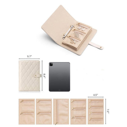 📢📢Achetez-en 2, le 3e est offert !! 🌿Élégant sac de rangement à carreaux pour bijoux, à emporter partout ✨