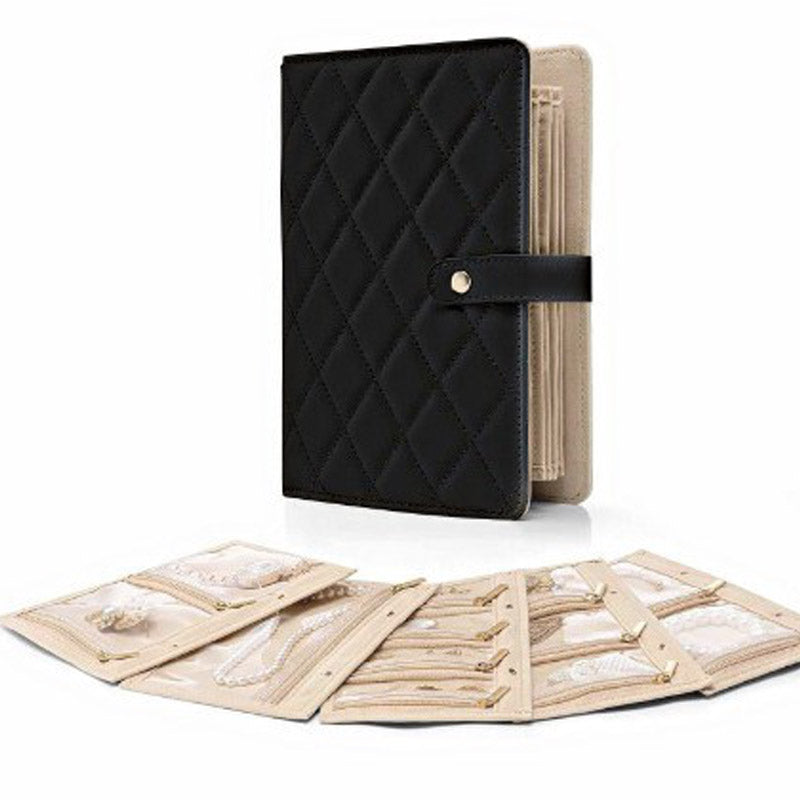 📢📢Achetez-en 2, le 3e est offert !! 🌿Élégant sac de rangement à carreaux pour bijoux, à emporter partout ✨