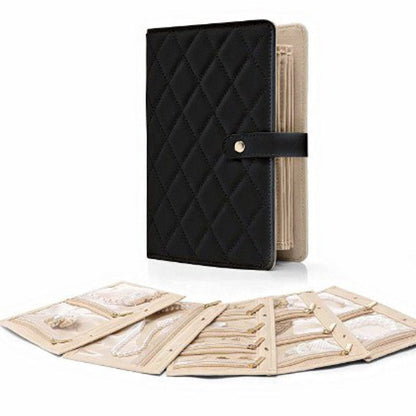 📢📢Achetez-en 2, le 3e est offert !! 🌿Élégant sac de rangement à carreaux pour bijoux, à emporter partout ✨