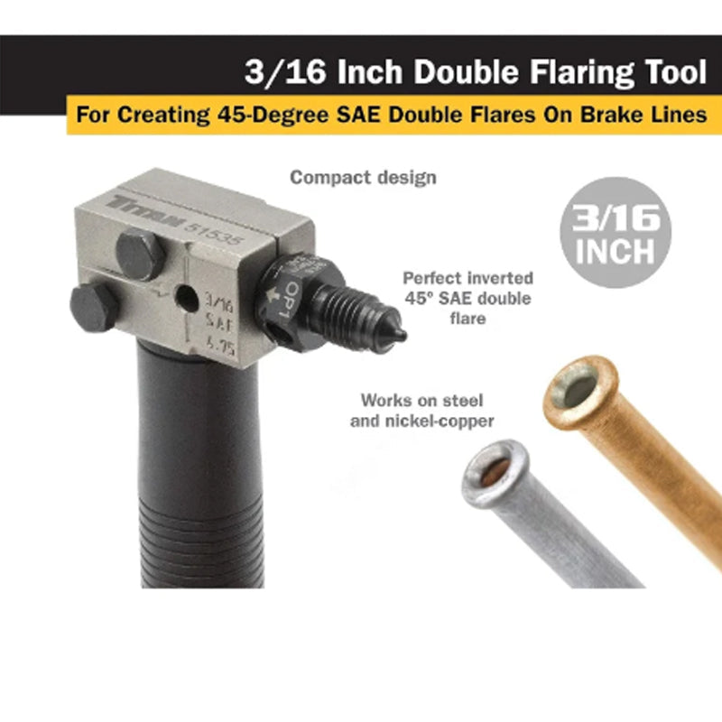 🏆Jusqu'à 60 % de réduction !🔩Kit d'outils universel pour l'évasement des conduites de frein pour véhicules