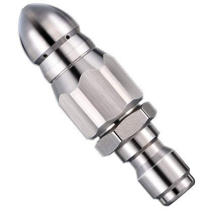 🔩 60% OFF IMMÉDIAT ! 🌊 Buse de Nettoyage pour Égouts en Acier Inoxydable - Élimine les Obstructions et Préviens les Bouchons en Profondeur 💦🚿