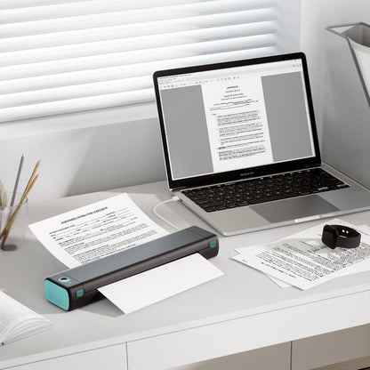 🖨️ Imprimante Thermique Bluetooth Portable D810 — Sans Encre, Compatible iOS & Android, Compacte & Légère ✨