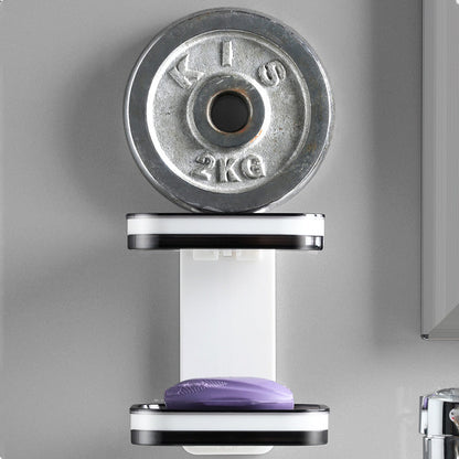 🧼✨ Porte-savon mural – 50 % de réduction ! Installation en 5 secondes, double système de drainage, pas besoin de percer : garde le savon au sec et prolonge sa durée de vie. 💪