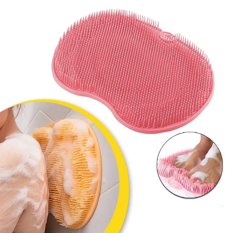 🥳 PROMO 2026 🥳 💞 Déjà + de 50 000 vendus ! 🛁🦶 -50 % sur le tapis massage exfoliant pour douche – 500 picots en caoutchouc souple, ventouse renforcée. Nettoie et masse pieds, dos et zones difficiles d’accès. Indispensable sous la douche ! 🧼✨