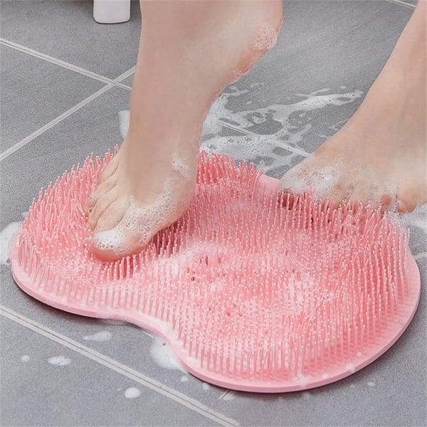 🥳 PROMO 2026 🥳 💞 Déjà + de 50 000 vendus ! 🛁🦶 -50 % sur le tapis massage exfoliant pour douche – 500 picots en caoutchouc souple, ventouse renforcée. Nettoie et masse pieds, dos et zones difficiles d’accès. Indispensable sous la douche ! 🧼✨