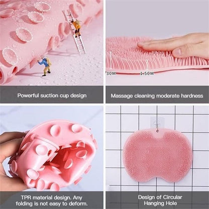🥳 PROMO 2026 🥳 💞 Déjà + de 50 000 vendus ! 🛁🦶 -50 % sur le tapis massage exfoliant pour douche – 500 picots en caoutchouc souple, ventouse renforcée. Nettoie et masse pieds, dos et zones difficiles d’accès. Indispensable sous la douche ! 🧼✨