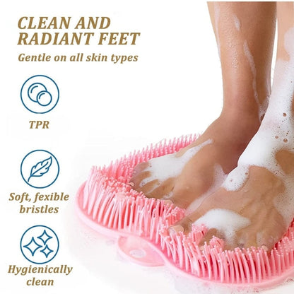 🥳 PROMO 2026 🥳 💞 Déjà + de 50 000 vendus ! 🛁🦶 -50 % sur le tapis massage exfoliant pour douche – 500 picots en caoutchouc souple, ventouse renforcée. Nettoie et masse pieds, dos et zones difficiles d’accès. Indispensable sous la douche ! 🧼✨