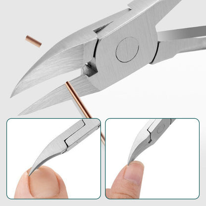 Coupe-ongles professionnel à ressort angulaire✂️💅