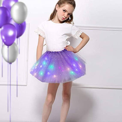 👗 67% DE RÉDUCTION ! ✨ Jupe Tutu LED Magique - Illumination Éclatante avec 8 Modes Lumineux, Parfaite pour Fêtes/Déguisements/Photos 💃🎉