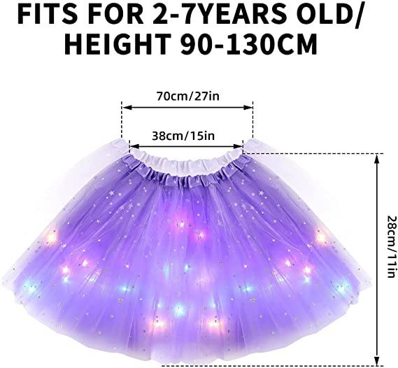 👗 67% DE RÉDUCTION ! ✨ Jupe Tutu LED Magique - Illumination Éclatante avec 8 Modes Lumineux, Parfaite pour Fêtes/Déguisements/Photos 💃🎉