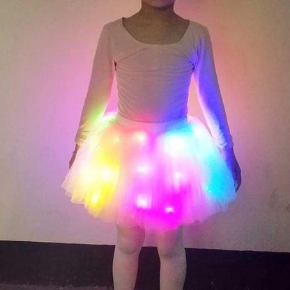👗 67% DE RÉDUCTION ! ✨ Jupe Tutu LED Magique - Illumination Éclatante avec 8 Modes Lumineux, Parfaite pour Fêtes/Déguisements/Photos 💃🎉