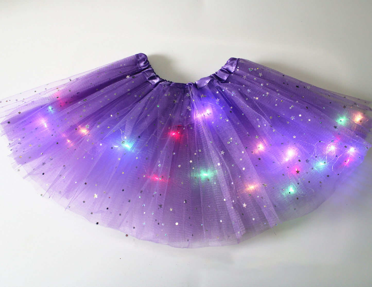 👗 67% DE RÉDUCTION ! ✨ Jupe Tutu LED Magique - Illumination Éclatante avec 8 Modes Lumineux, Parfaite pour Fêtes/Déguisements/Photos 💃🎉